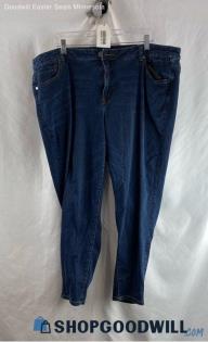 Lane Bryant Women's Dark Blue Skinny Ankle Jean - Sz 24