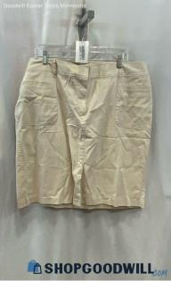 Lane Bryant Women's Beige Utility Pencil Skirt Sz 20