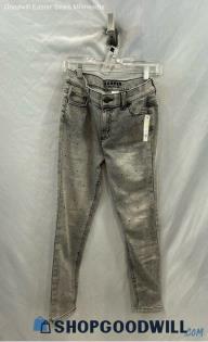 Harper Heritage Women's Gray Star Jewel Jeans - Sz 27