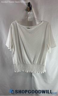 Michael Kors Women's White Polyester Blouse - Sz L