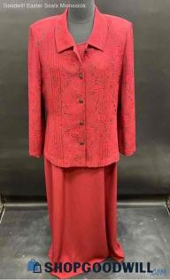 Karin Stevens 2-Piece Dress Set - Sz 16