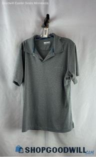 Columbia Men's Light Gray Performance Polo - Sz L