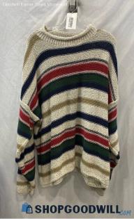 American Eagle Outfitters Men's Multicolor Striped Sweater - Sz XL