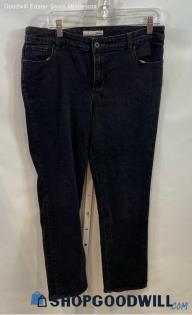 Chico's Women's Black High-Waisted Slim Ankle Jeans - Sz 12R