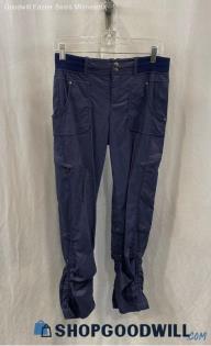 Athleta Women's Heather Navy Tech Pants - Sz 4