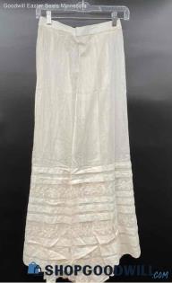 Women's Ivory shear skirt - Sz OS