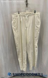 Lane Bryant Women's White Pullon Pants - Sz 20