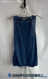 Athleta Women's Blue Heathered Lightweight Tank Top - Sz S