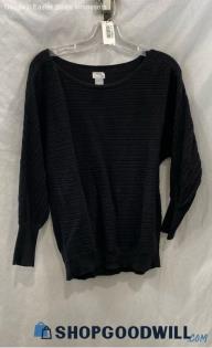 Chico's Women's Black Pullover Sweatshirt - Sz M