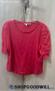 Chico's Women's Hot Pink Linen Shirt - Sz L