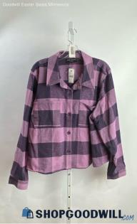 NWT Lane Bryant Women's Purple Button Up - Sz 22