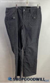 Lane Bryant Women's Gray Velvet Pants - Sz 20