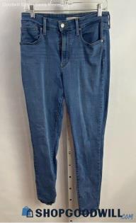 Levi's Women's Blue 721 High Rise Skinny Cotton Jeans - Sz 30