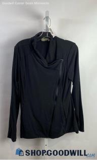 Athleta Women's Black Full Zip Sweater - Sz L