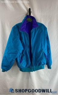 Columbia Women's VTG Blue/Purple Reversible Insulated Jacket - Sz L