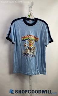 Champion Men's Blue Sundstrand Riding High Polyester T-shirt - Sz L