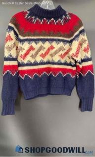 C.R. Anthony Company Multi-Color Knit LS sweater - Sz OS