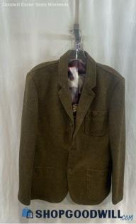 Men's Brown / Green Coat - Sz XL