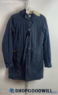 Columbia Women's Blue Fleece Line Parka Jacket - Sz XS