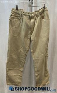 Levi's Men's Tan Cotton Jeans - Sz 36