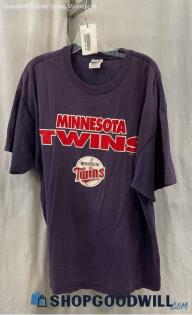 MLB MN Twins Men's Purple T-Shirt Sz XXL