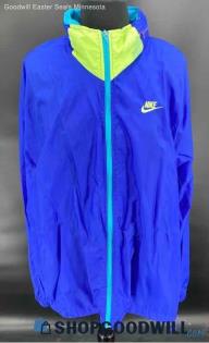 Nike Blue Athletic Windbreaker - Sz XL