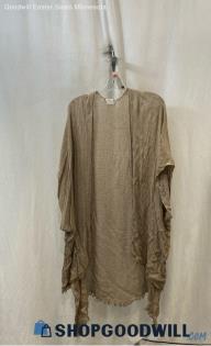 Free People Women's Sand Brown Knit Cardigan - Sz OS