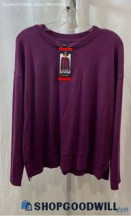 Lucky Brand Women's Purple Long Sleeve - Sz M