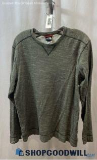 The North Face Men's Gray Cotton Sweater - Sz L