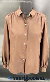 Sears Women's Brown LS shirt - Size OS