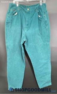 Chic Women's Green Jeans - Sz 22