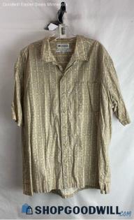 Columbia Women's Beige Button Up - Sz XXL