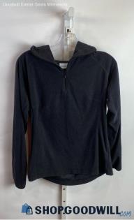 Columbia Women's Black 1/4 Zip Fleece Sweater - Sz M