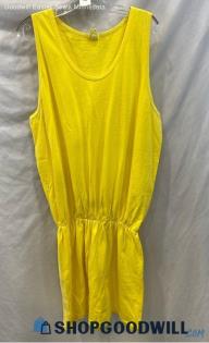 Women's Yellow Casual Dress - Sz 1X