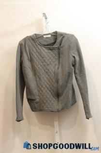 Athleta Women's Dark Gray Zip Up Long Sleeve Jacket Sz S