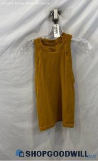 Athleta Women's Yellow Mustard Tank Shirt - Sz S