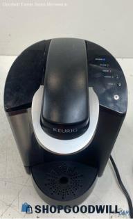 Keurig Black Coffee Machine Powered on