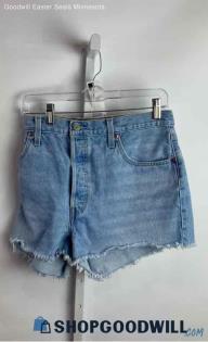 Levi's Women's Lightwash 501 Original Fit Denim Short - Sz 34