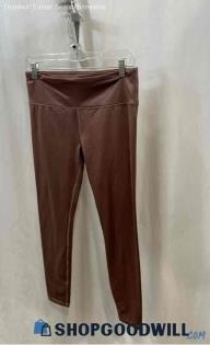 Athleta Women's Brown Shine Ankle Leggings - Sz M