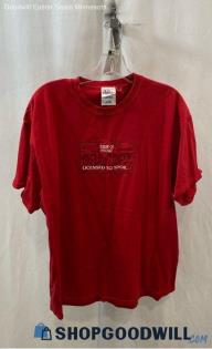 MC Eneregy Men's Red Grandpa Embroidered T-shirt - Sz XL