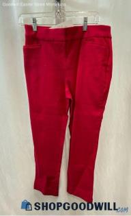 NWT Chico's Women's Pink Textured Pants - Sz 8