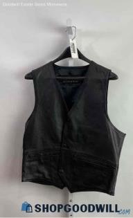 Wilsons Leather Men's Black 100% Leather Vest - Sz M