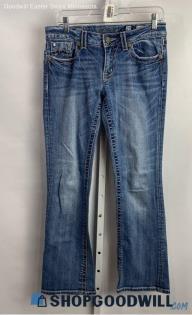 Miss Me Women's Blue Cotton Jeans - Sz 29