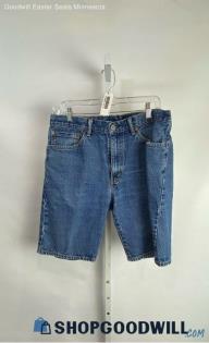 Levi's 505 Men's Blue Denim Shorts - Sz 36