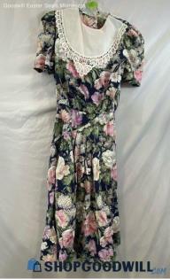 Lisa II Women's Multicolor Floral Print Sundress - Sz 6