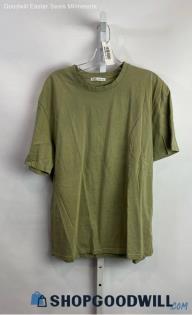 Zara Unisex Olive Green T-shirt - Sz 44