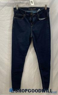 Michael Kors Women's Dark Blue Skinny Jeans - Sz 8