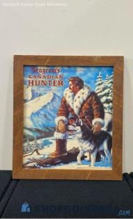 Seagram's Canadian Hunter Mellow Canadian Sipping Whiskey No-Glass Framed Ad