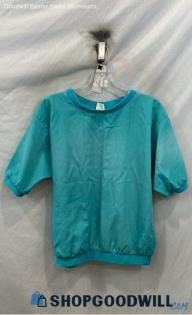 Flag State Women's Aqua Pullover Shirt - Sz M