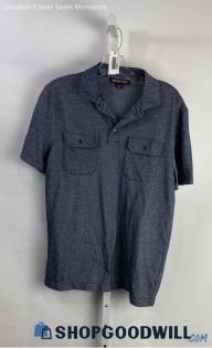 Michael Kors Men's Navy Short Sleeve Polo - Sz M